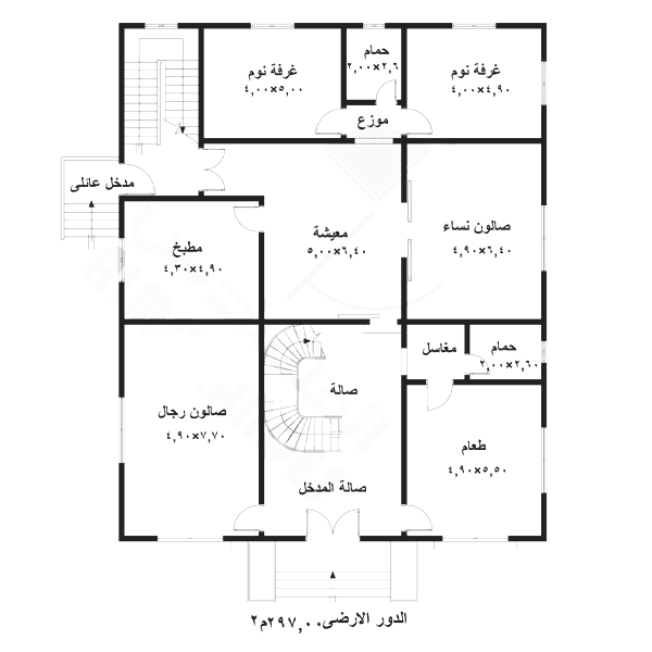 مخططات بيوت صغيرة دور واحد 20160817 264