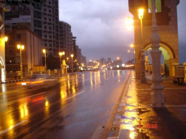 صور اسكندرية في الشتاء