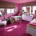 بالصور غرف نوم بنات باللون الوردي