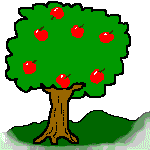 بالصور رسم شجره التفاح