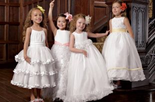 بالصور ملابس اعراس للاطفال