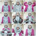 بالصور طريقة ربط الحجاب