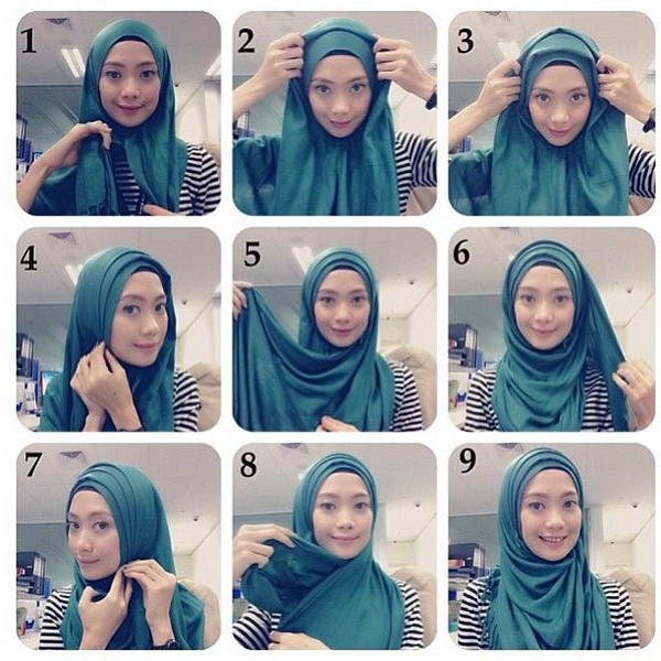 بالصور كيفية ربط الحجاب