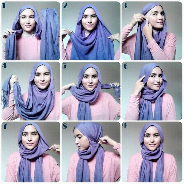 بالصور كيفية ربط الحجاب