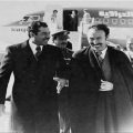 بالصور هواري بومدين و صدام حسين