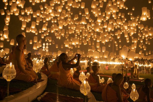 بالصور مهرجان المصابيح ف‏تايلاند